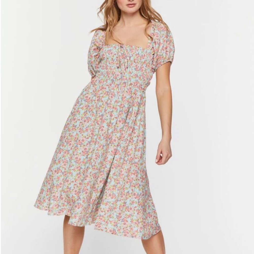 Midi floral dress